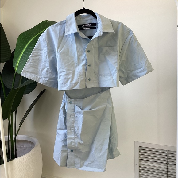 Jacquemus La Montagne dress in blue - Picture 1 of 4
